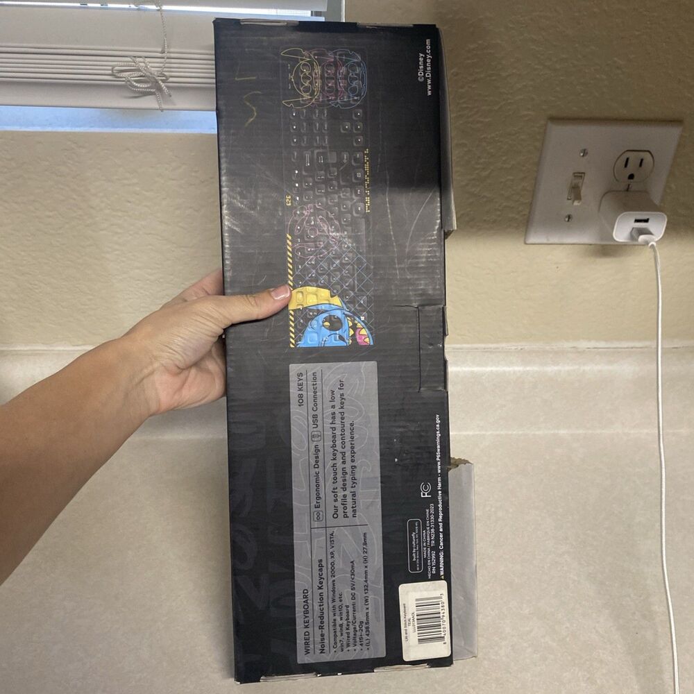 Disney Stitch Wireless Keyboard New In Box - Picture 7 of 11